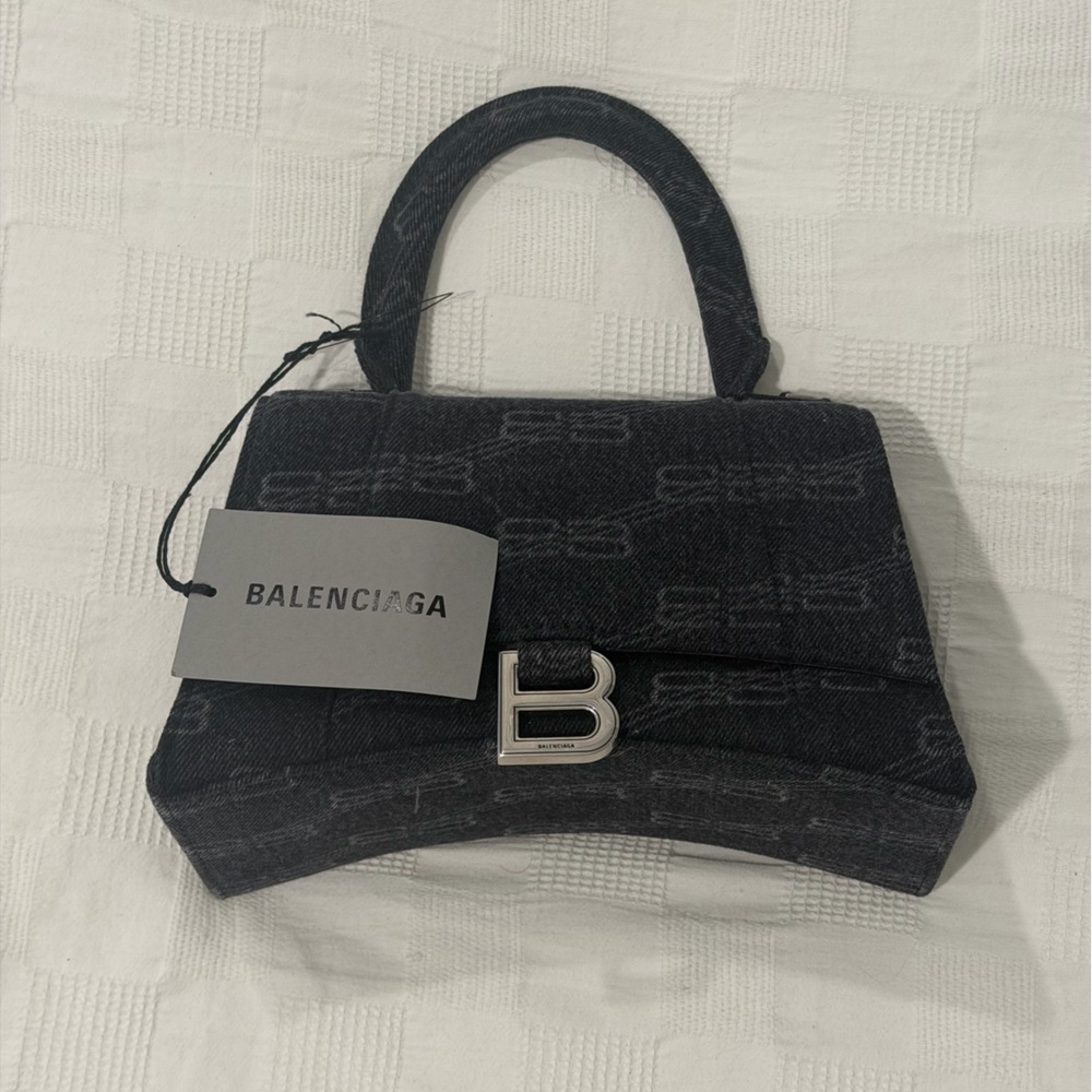 Balenciaga Hourglass Black Denim